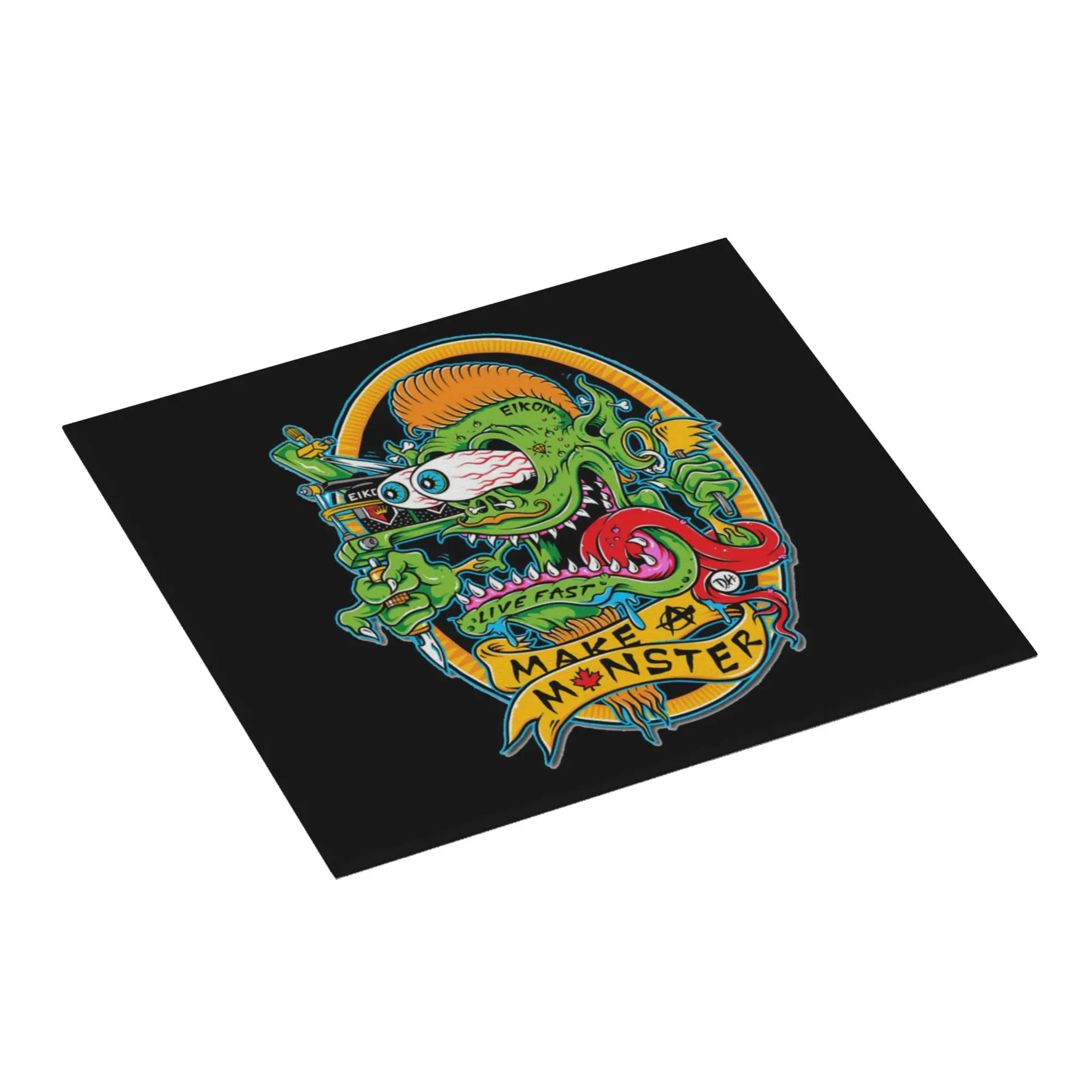 Drying Mat For Kitchen Rat Fink Animation Anime Cartoon Water Absorbent Waterproof On Slip Kitchen Counter Protector Mat