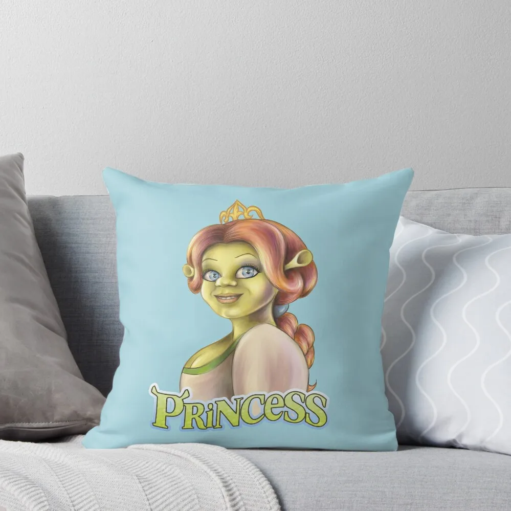 

Princess Fiona Throw Pillow Bed pillowcases Sofa Cushions Covers New year Sofa Cushion Cover pillow