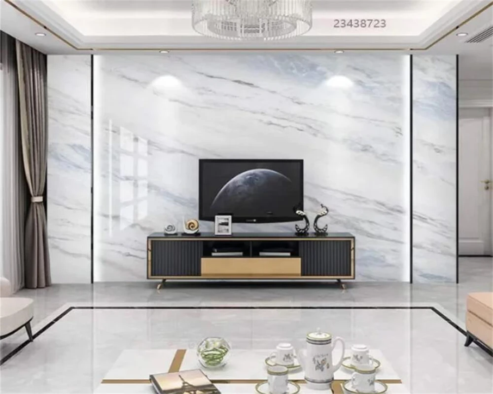 

beibehang Customized modern latest bedroom and living room gray stone pattern minimalist gray marble background wallpaper