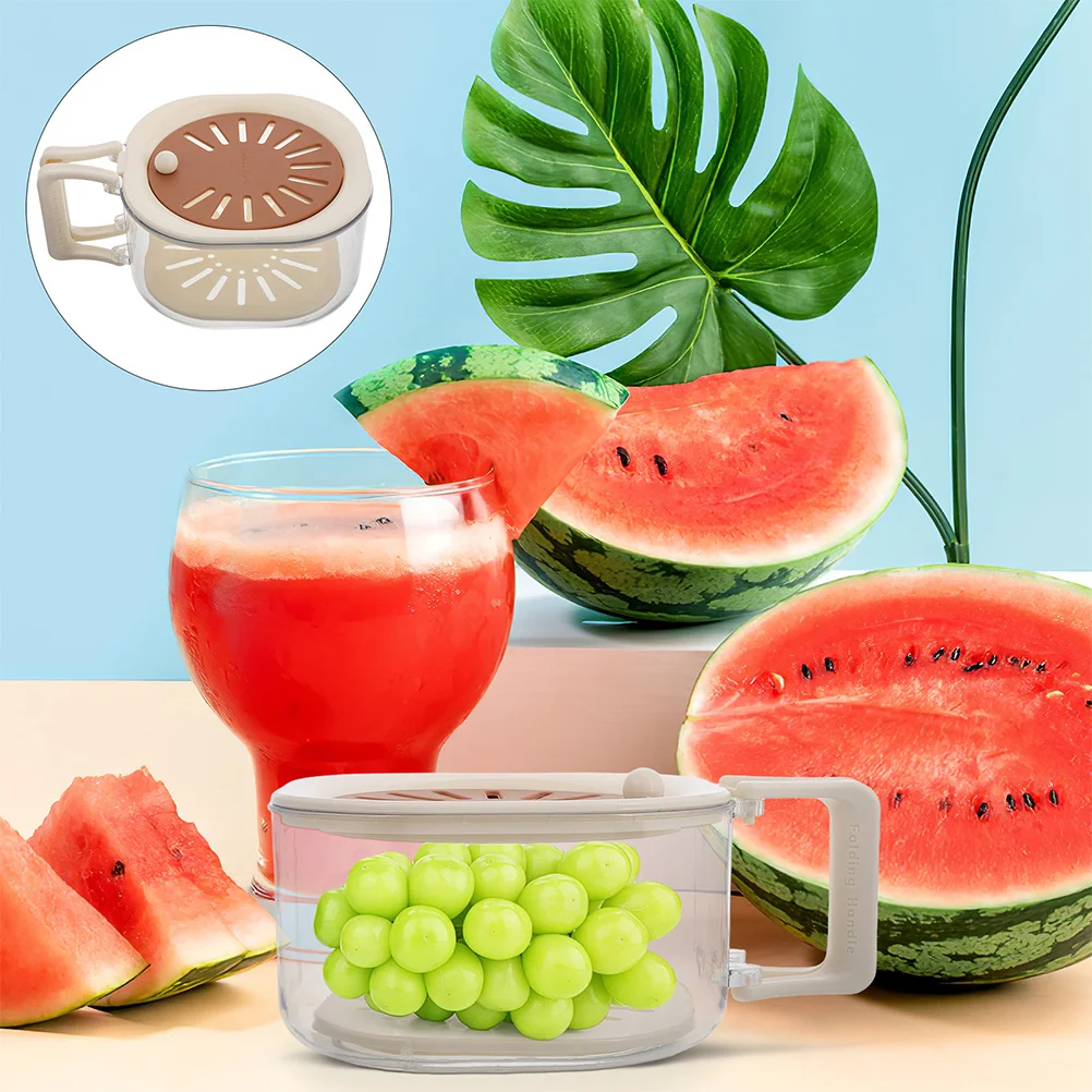 

2Pcs Versatile Drainage Basket Preservation Bowl Vegetable Washing Strainer Fruit Kitchen Multifunctional