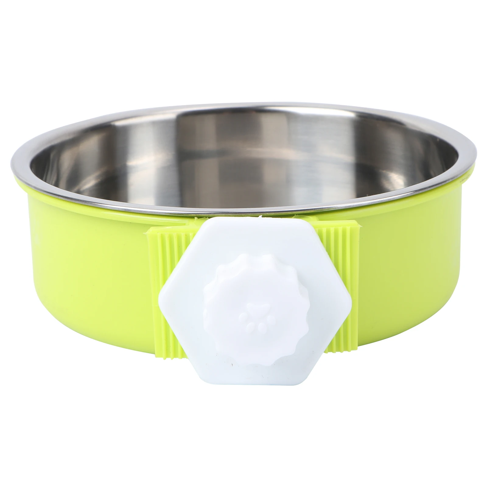 

Stainless Steel Bowl for Small Dogs Green Hanging Pet Feeder Double Layers Easy Pet Feeder Durable Supplies