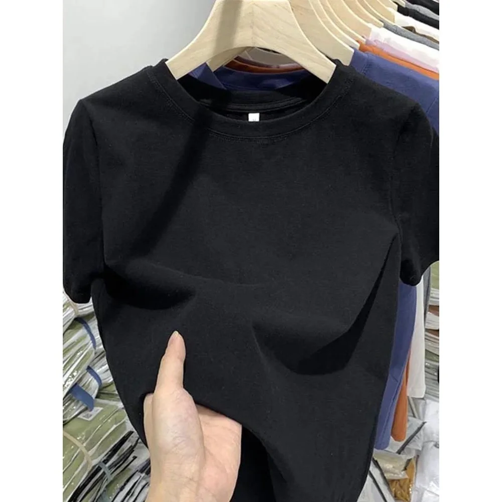 Women's Cleanfit Cotton T-irt Girls' Top Faionable Ladies' ort Outerwear Winter Collection 00% Other Material