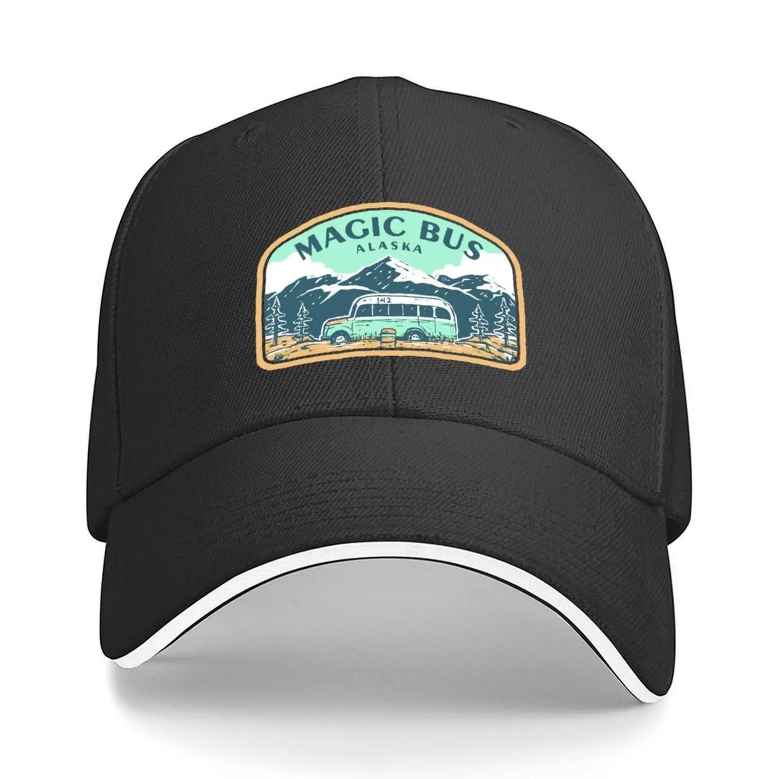 

Magic bus alaska Baseball Cap fun hats sun hat luxury caps Thermal Visor Boy Child Women's