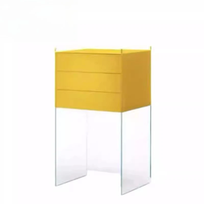 

Stained glass drawer corner cabinet side cabinet living room porch cabinet bedroom dresser simple bedside table