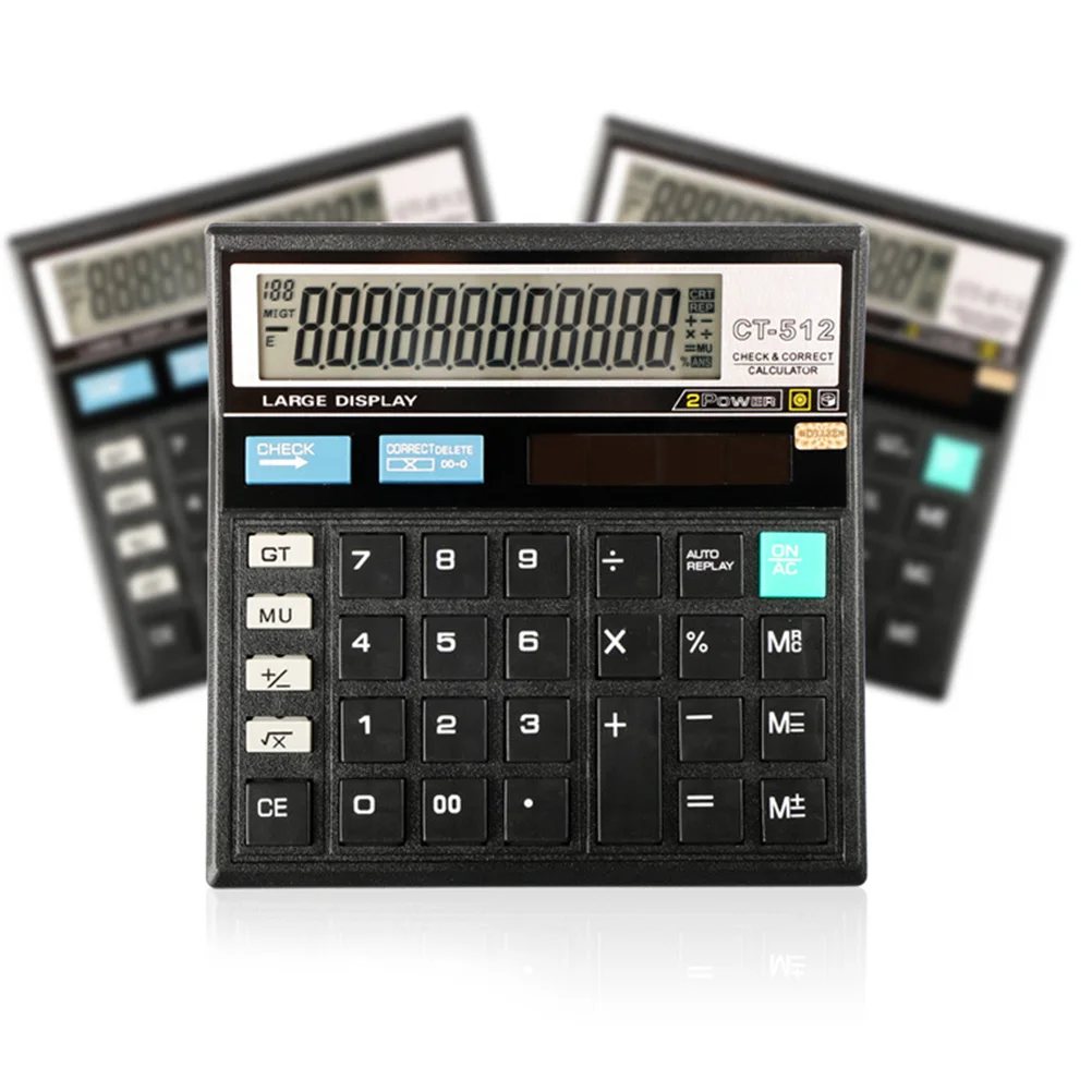 Calculadora financiera práctica Calculadora de contabilidad Calculadora de escritorio conveniente para oficina y escuela