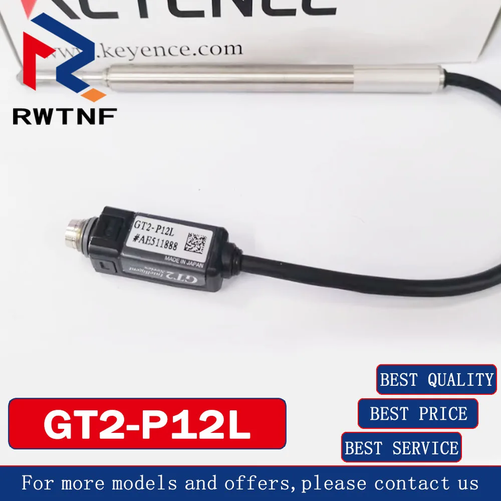 

GT2-P12L Совершенно новый оригинальный KEYENCE Высокоточный контактный цифровой датчик смещения с низким измерением