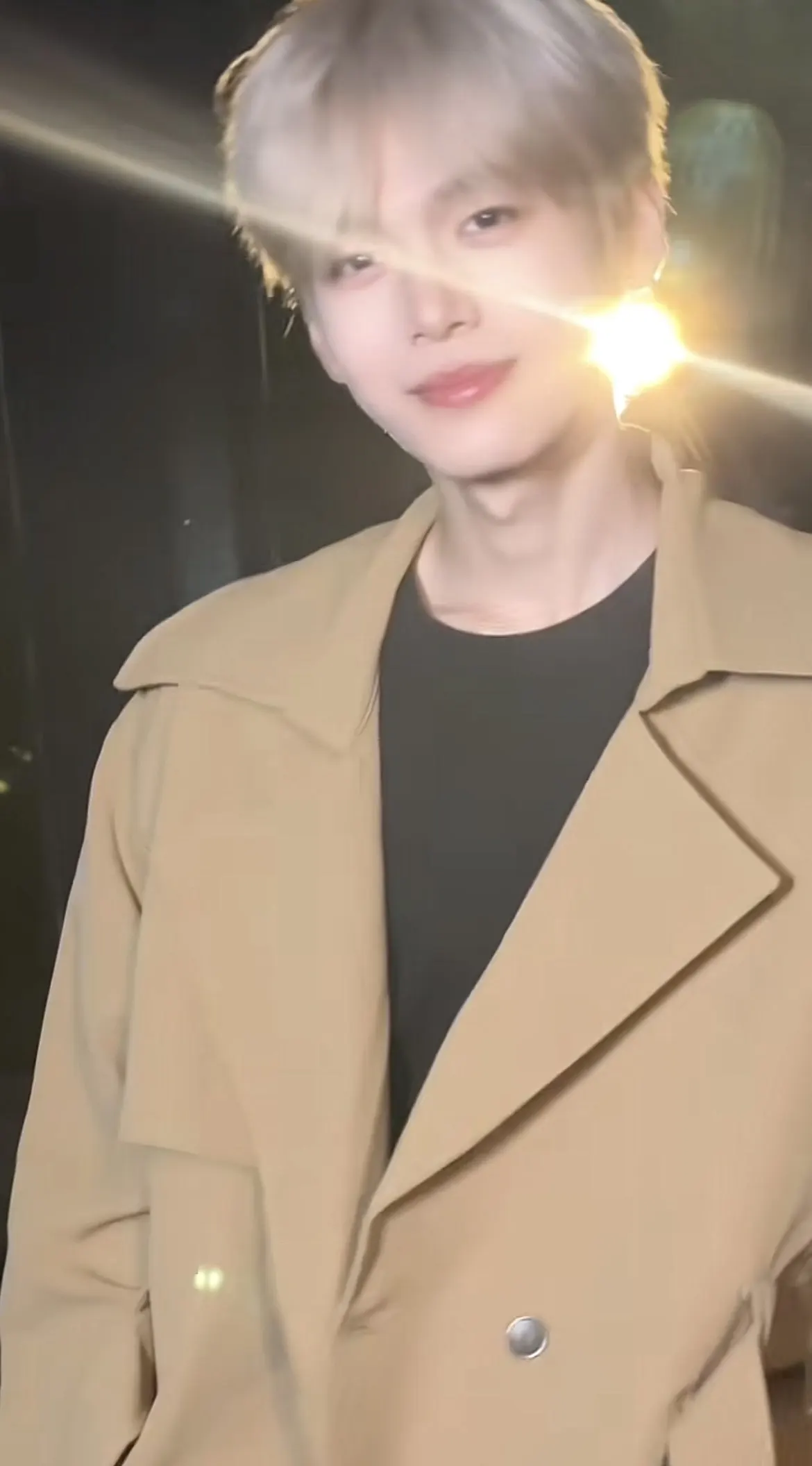 

Мужское пальто-тренч из овчины в стиле балмакаан, стильное, светоотражающее, для осенней погоды, с цветовыми блоками, бордовое, размер L, BF