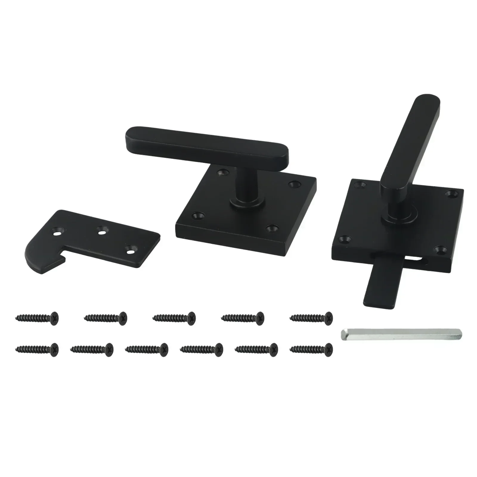 

Защелка для забора, деревянная дверная защелка, безопасность детей, удобная ручка, простая в установке, откидная дверная защелка, высококачественный алюминий