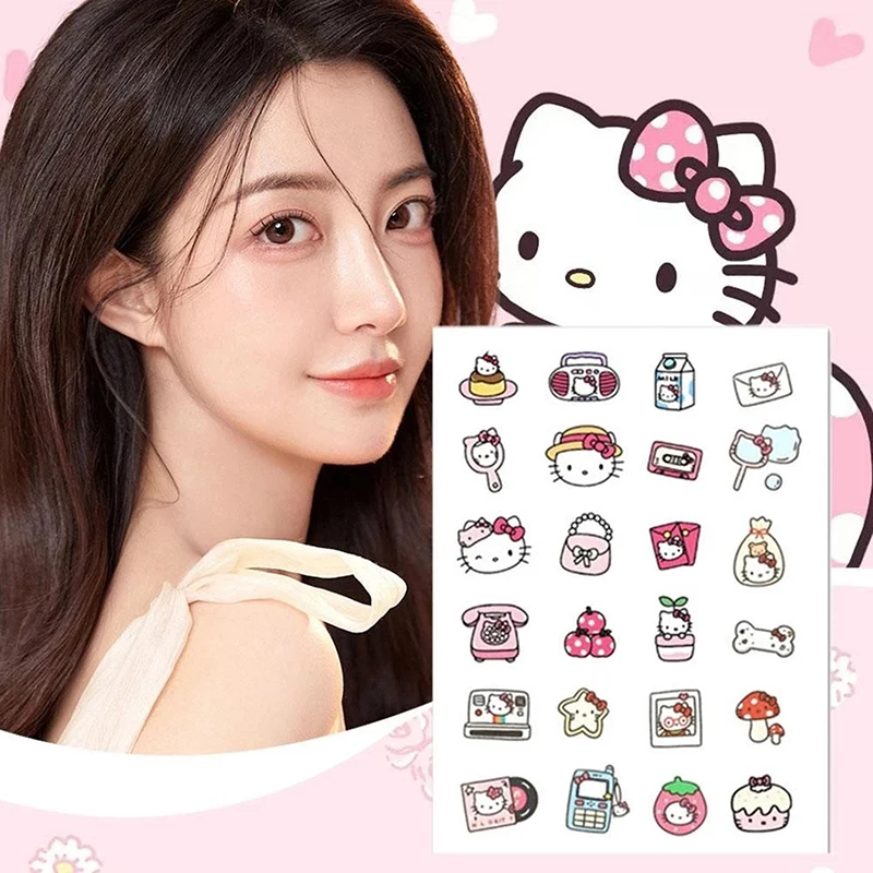 

96/144 шт. пластыри от прыщей с салициловой кислотой — невидимые и милые наклейки в форме HelloKitty для борьбы с прыщами и успокаивающей кожей