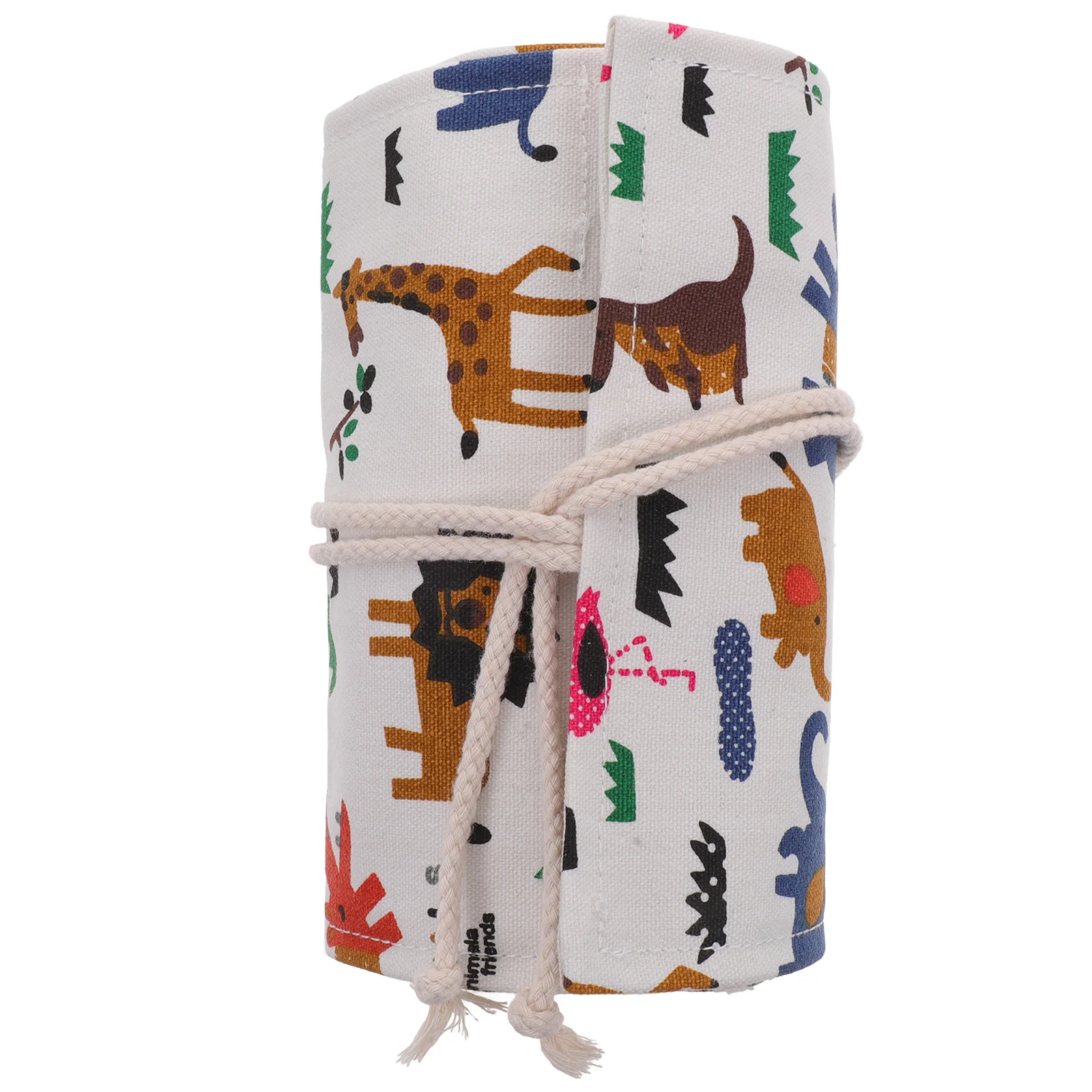 

Pencil Bag Curtain Rolling Wrapping Roll-up Cases Storage Box Organizer School Travel