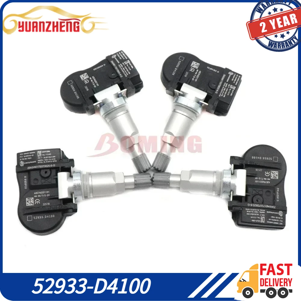 52933-D4100 TPMS Tire Pressure Sensor For 2017 2018 2019 KIA Optima Sportage Sorento Genesis Ioniq 52933D4100 52933-D9100