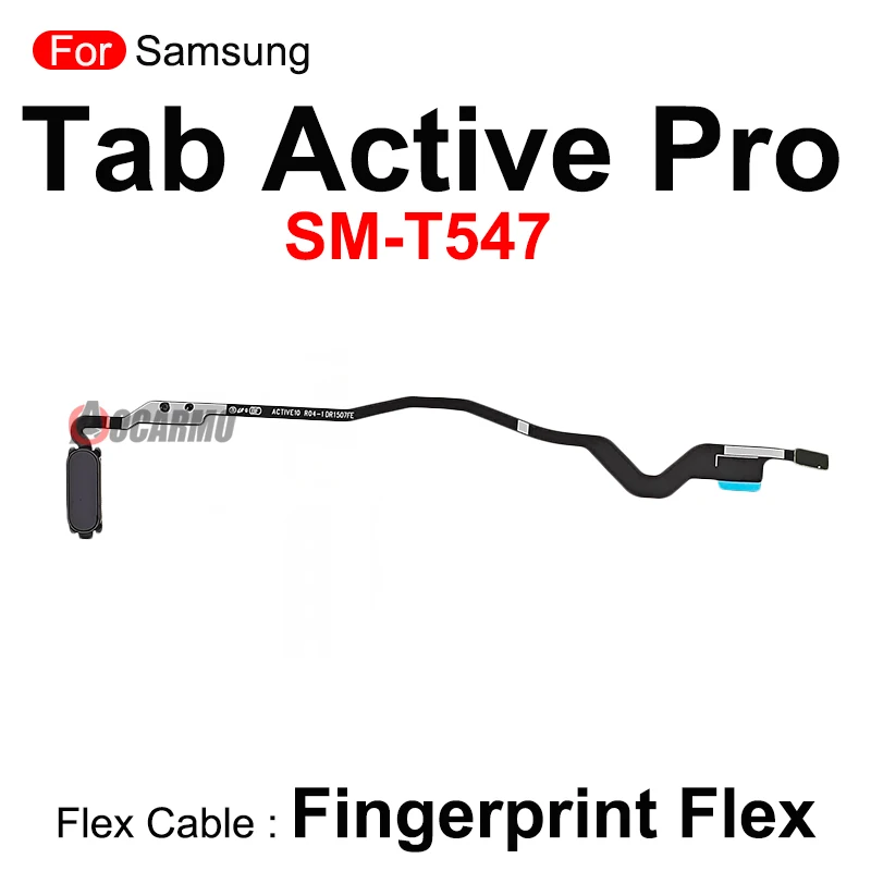 Fingerprint Sensor Button With Power Flex Cable Replacement Part For Samsung Galaxy Tab Active Pro SM-T547