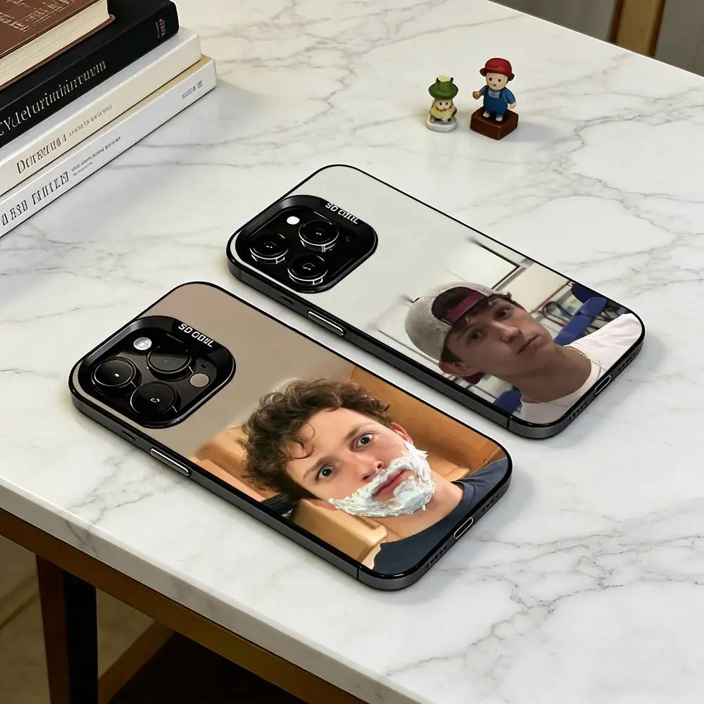 

T-Tom H-Holland Phone Case For iPhone 17,16,15,14,13,12,11 Plus,Pro Max,XS,Colorful Silver Phone case Funda Cover