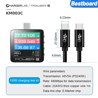 POWER-Z Portable KM003C Type-C Micro USB Tester for Charger Voltage Current QC 3.0 PD Protocol Detector Motherboard Repair