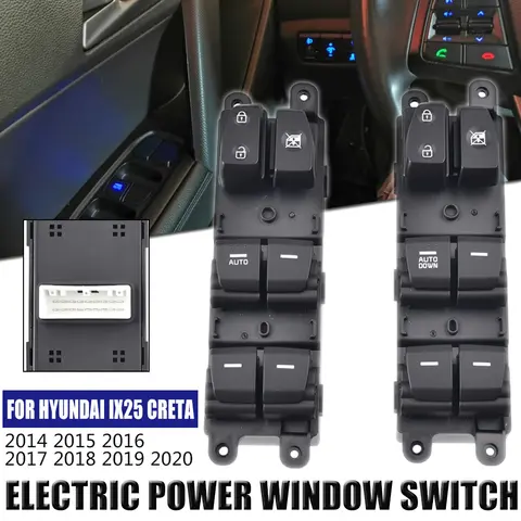 현대 IX25 Creta 2014-2019 ,93570-C92004X 93570C92004X 용 창 앞 좌측 마스터 리프터 제어 스위치