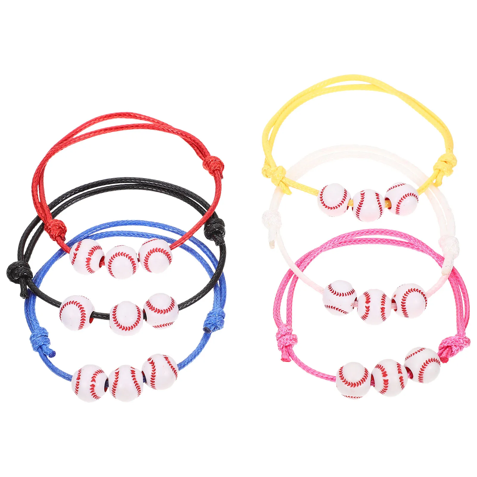 

Baseball Bracelet Sports Wristband Jewelry Decor Hand Charm Lightweight Fashion Accessory Gift For Women Men