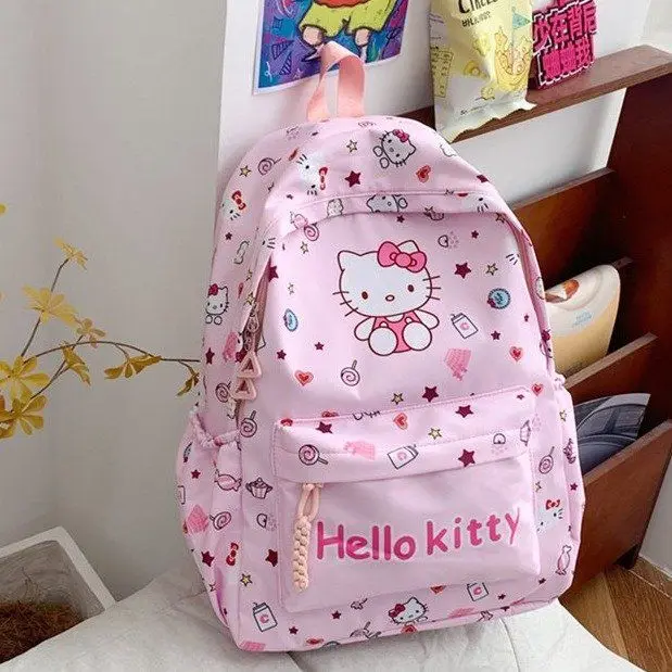 

Cartoon Anime Cute Hello Kitty Backpack Kuromis Cinnamorolls Daypack Schoolbag Bag Boy Girl Casual Travel Commute Knapsack Gift