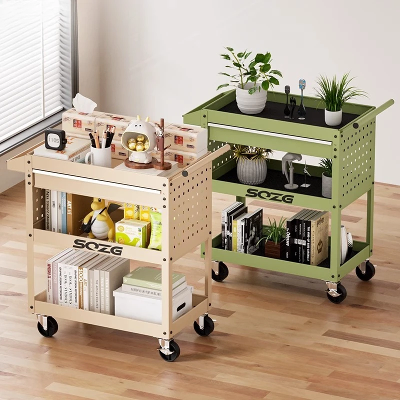 

trolley ins wind cafe book green plant household industrial wind movable storage tool trolley