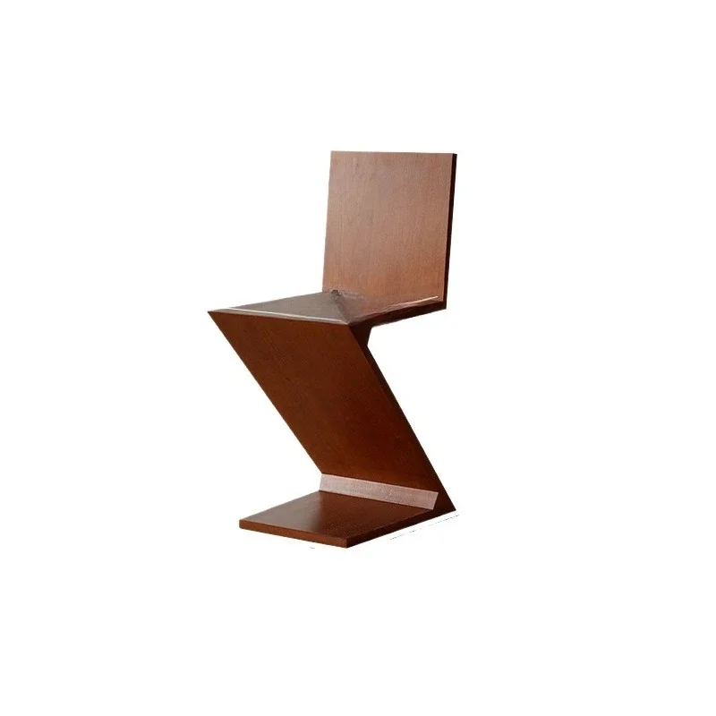 

Creative solid wood back dining chair home ins modern minimalist designer