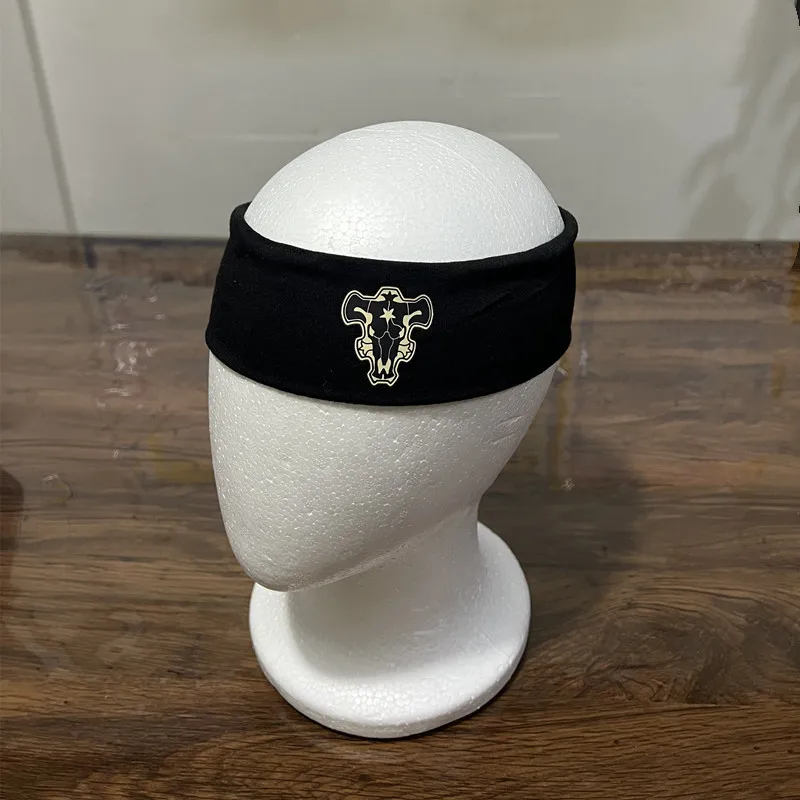 Neues Anime-Stirnband Black Clover Kaiser-Logo Asta Magischer Ritter Cosplay Kopfbedeckung Band Kostüm-Emblem Requisiten Halloween – Detail 3