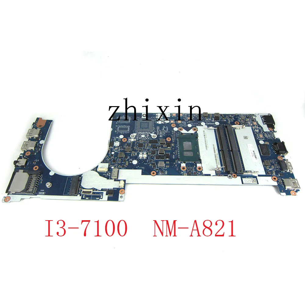 yourui For Lenovo ThinkPad E470 E470C laptop motherboard with SR2ZV I3-7100U CPU CE470 NM-A821  DDR4 FULL TEST