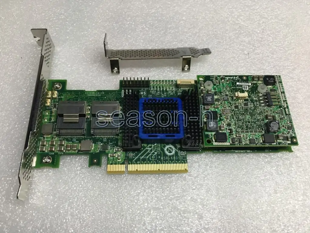 

ASR-6805T Raid Controller 8 Ports PCIE2 x8 512MB RAID 0, 1, 1E, 5, 5EE, 6, 10, 50,