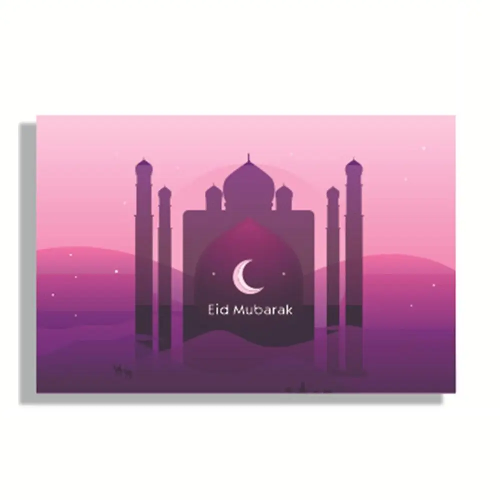 Decoration Ramadan Eidi Envelopes Eid Cards and Envelopes Set Muslim Gifts Eid Greeting Cards Eid Mubarak Cards With Envelopes