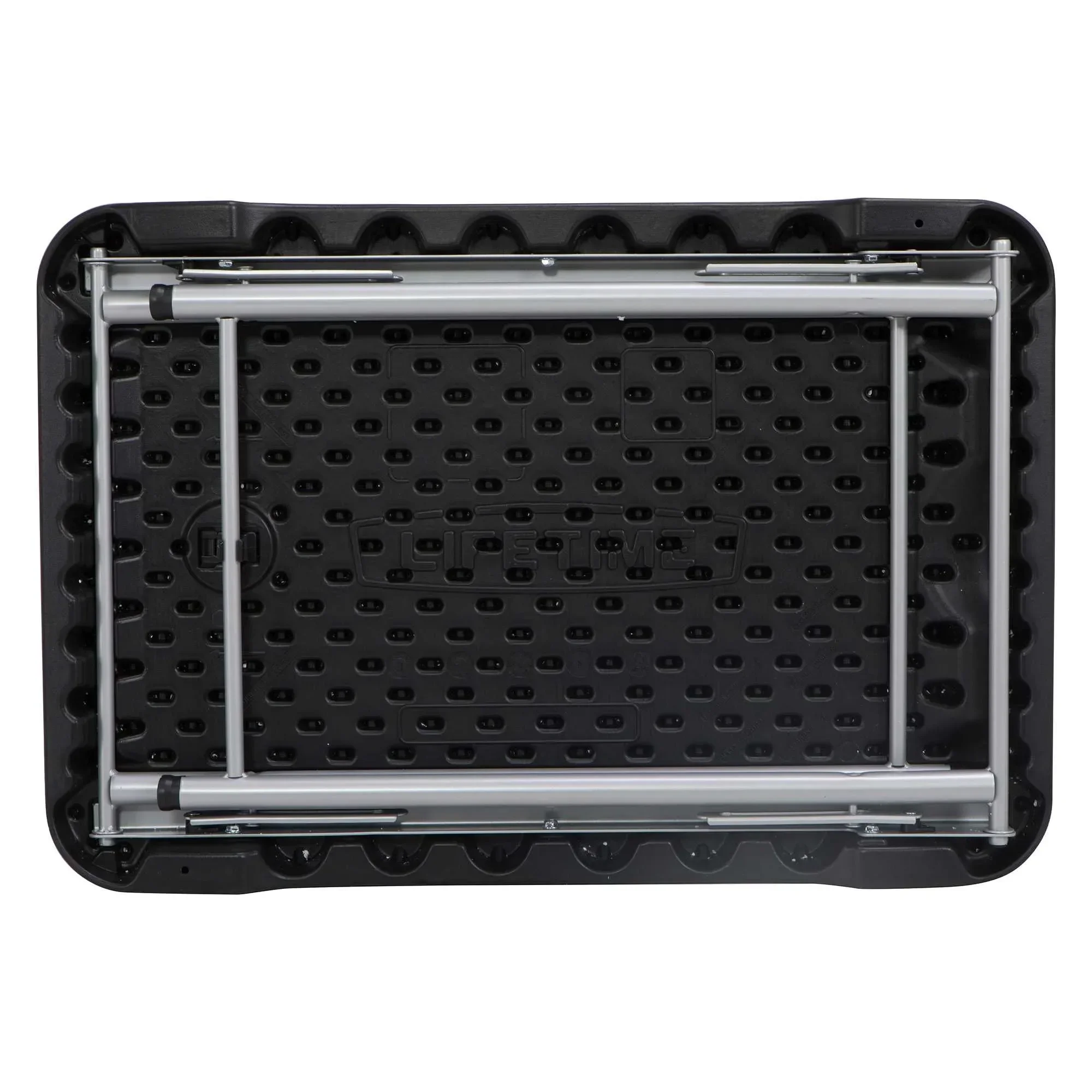 Personal Rectangle Folding Table, Indoor/Outdoor, Black,Extensive 26" x 20" tabletop