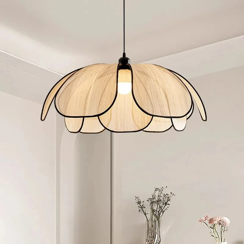 Modern Cloth Pendant Light E27 Bulb For Dining Room Bedroom Parlor Dropshipping Art Decor Lamp 110-240V