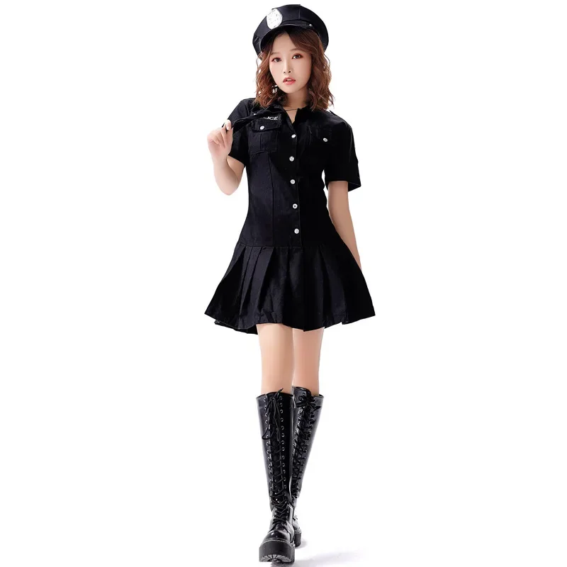 

Policewoman Uniform Bar Nightclub Role Play Game Clothing