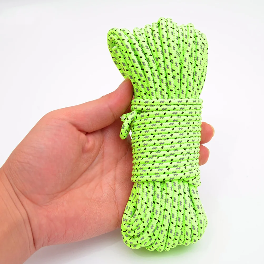 

1 Roll 30M Outdoor Camping Rope Windproof Tent Tying Cord For Hiking Climbing Adventure Reflective Paracord Utility Cord