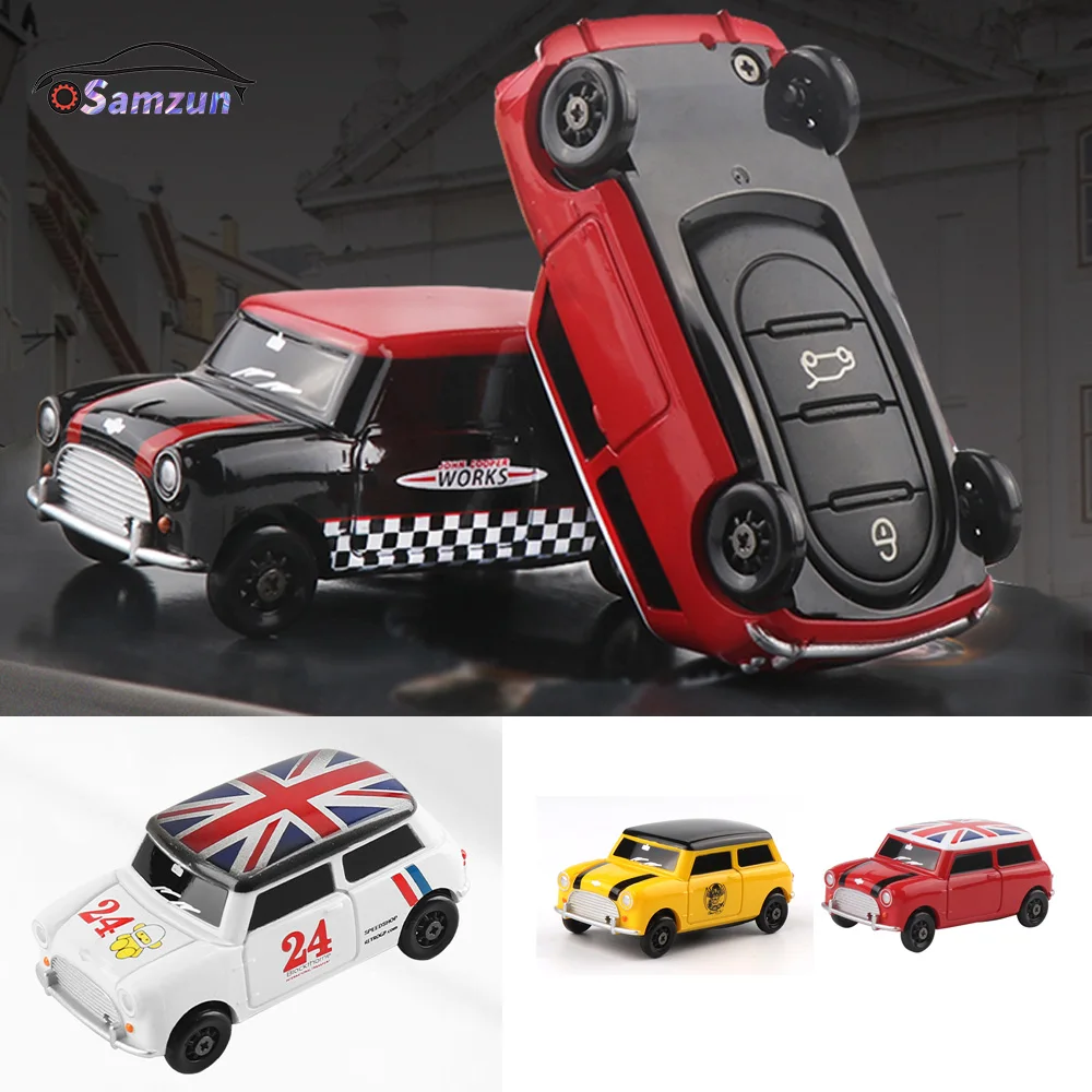 For MINI Cooper One JCW F54 F55 F56 F57 F60 Car Special Design Key Cover Decal Keychain Bag Decorative Case Styling Accessories