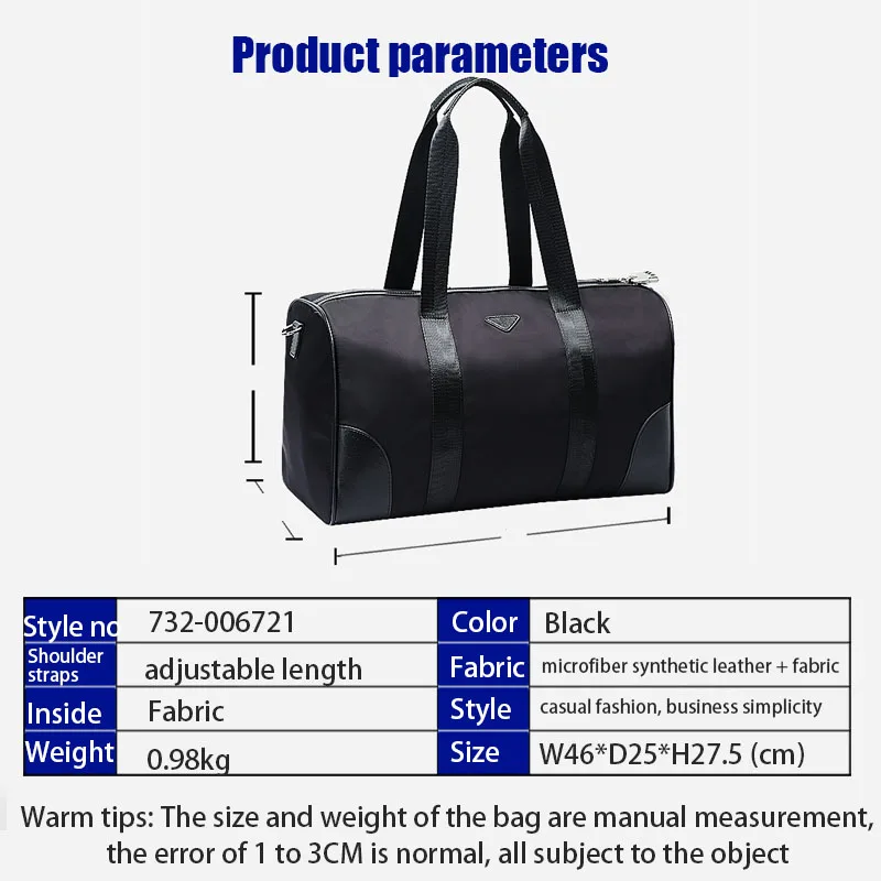 BOPAI Waterproof Large Capacity Travel Bag Unisex Large Capacity Sports Fitness Bag Lightweigh Outdoor Men Handbag Luggage Bag