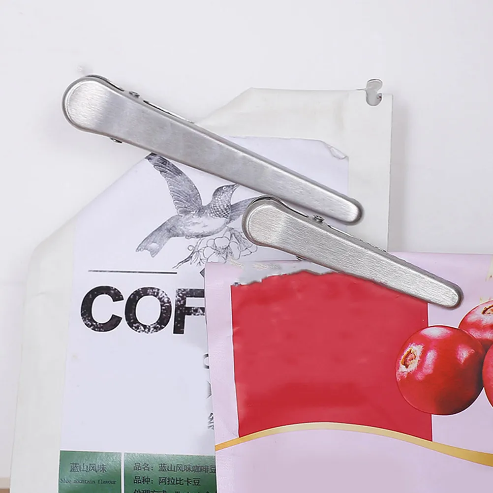 4Pcs Food Clip Fresh-Keeping Sealing Clip Set Thicken Design for Snack Packaging Moisture Proof Kitchen Essential