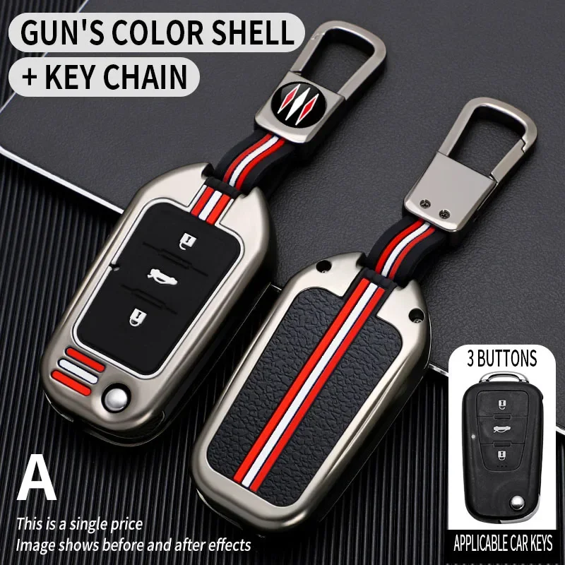 Zinc alloy Car Key Case Cover Shell for MG 3 5 6 MG3 MG5 MG6 MG7 ZS GT GS Morris Garages HS EV I6 for Roewe RX5 350 360 750 550