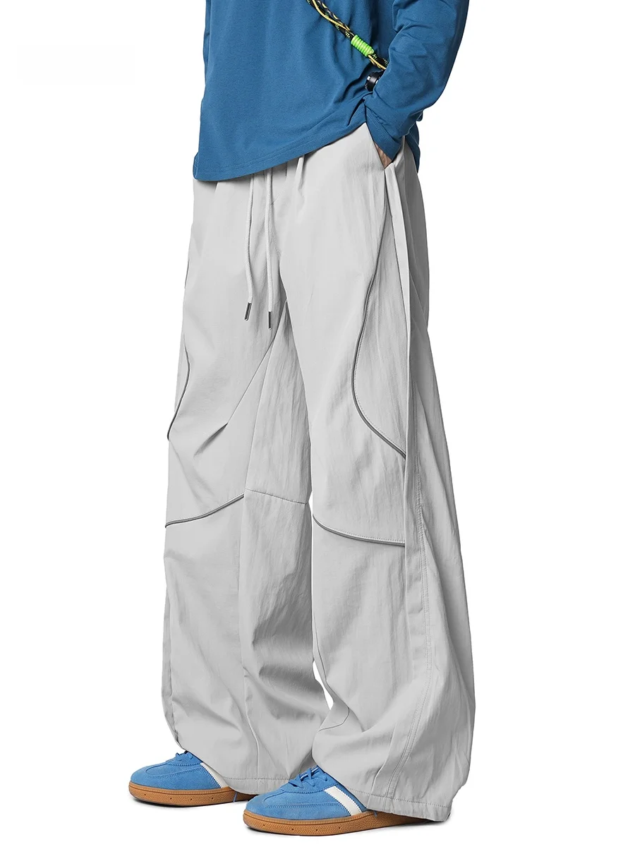 

American Sle Men's Outdoor Soft ell Qui Dry Climbing Pants Autumn Casual Loose Straight Leg Workwear Trousers