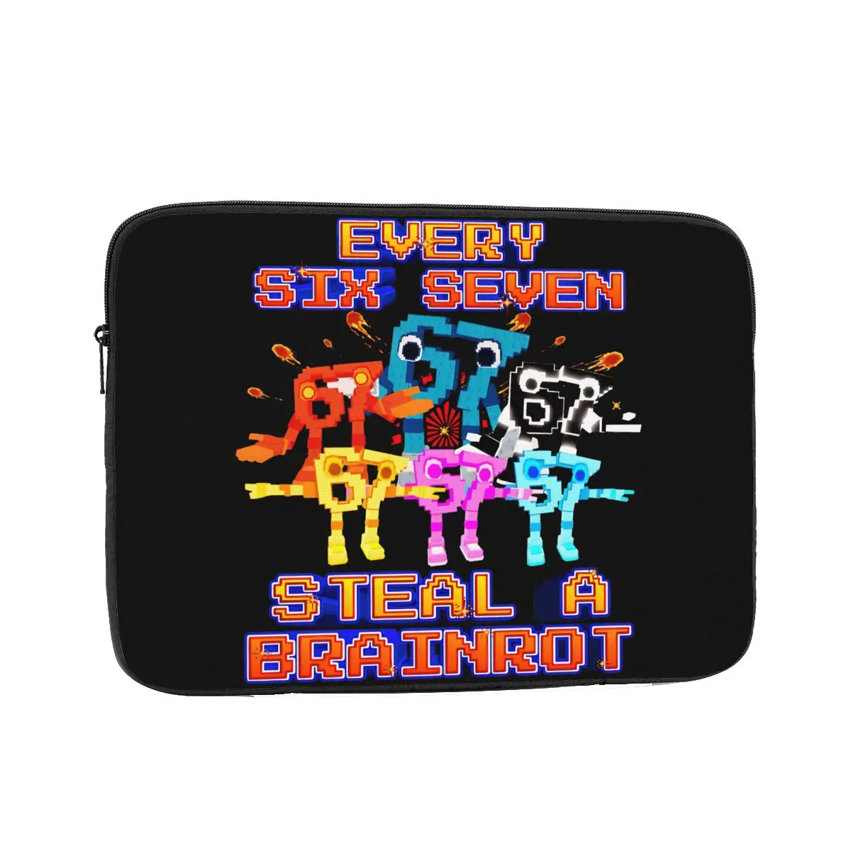 

Every 67 Six Seven 6-7 Funny Brainrot Steal A Brainrot Laptop Bag Case for Macbook Notebook Sleeve Case Shockproof Case Bag