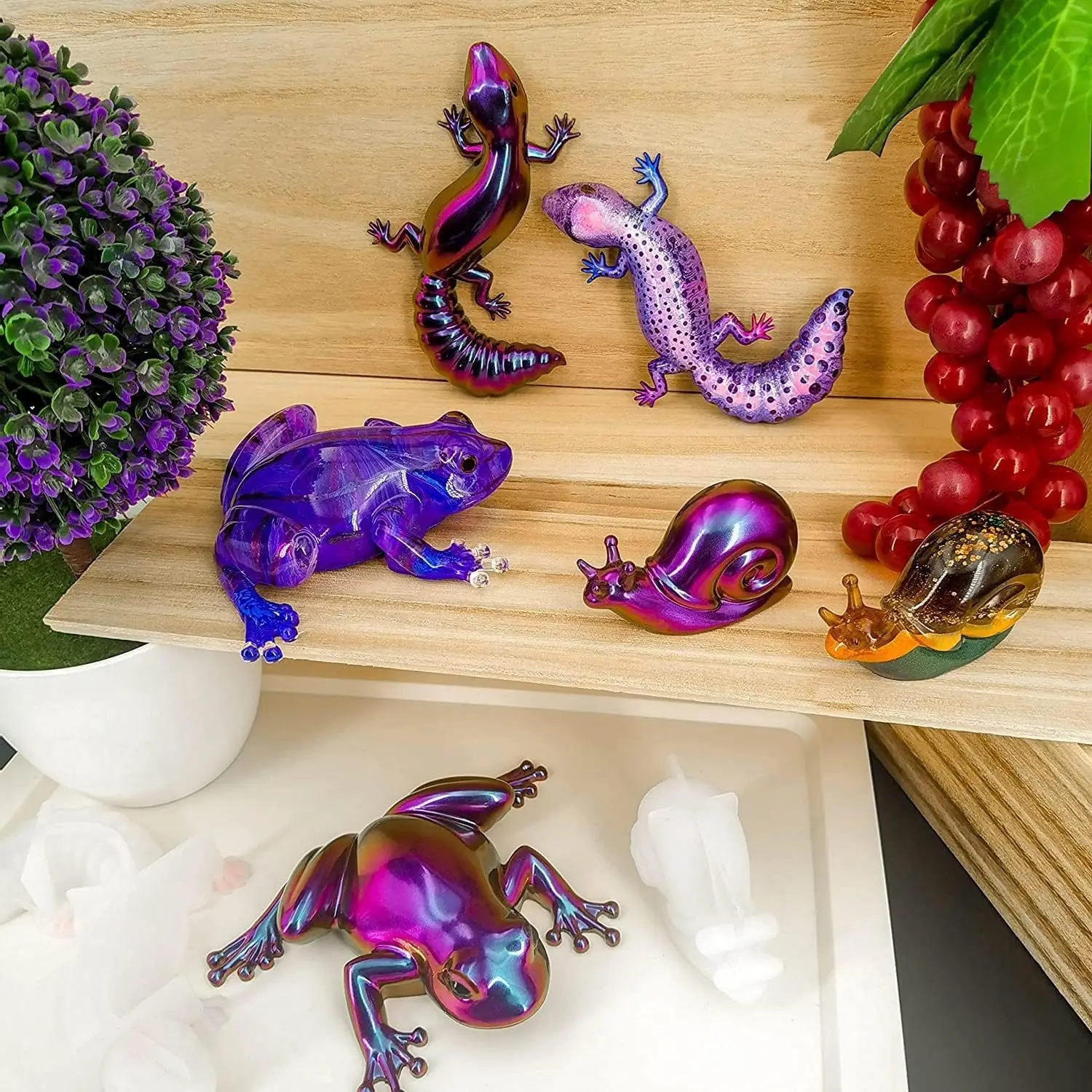 

Формы для имитационных животных, пасхальные украшения для мелких животных, улитка, лягушка, ящерица, форма для настенного настольного шкафа, украшения