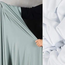 Milk Silk Fabric Elastic Knitted Lining Yoga Clothing Soft Wholesale Cloth Apparel for Diy Sewing Spandex Material