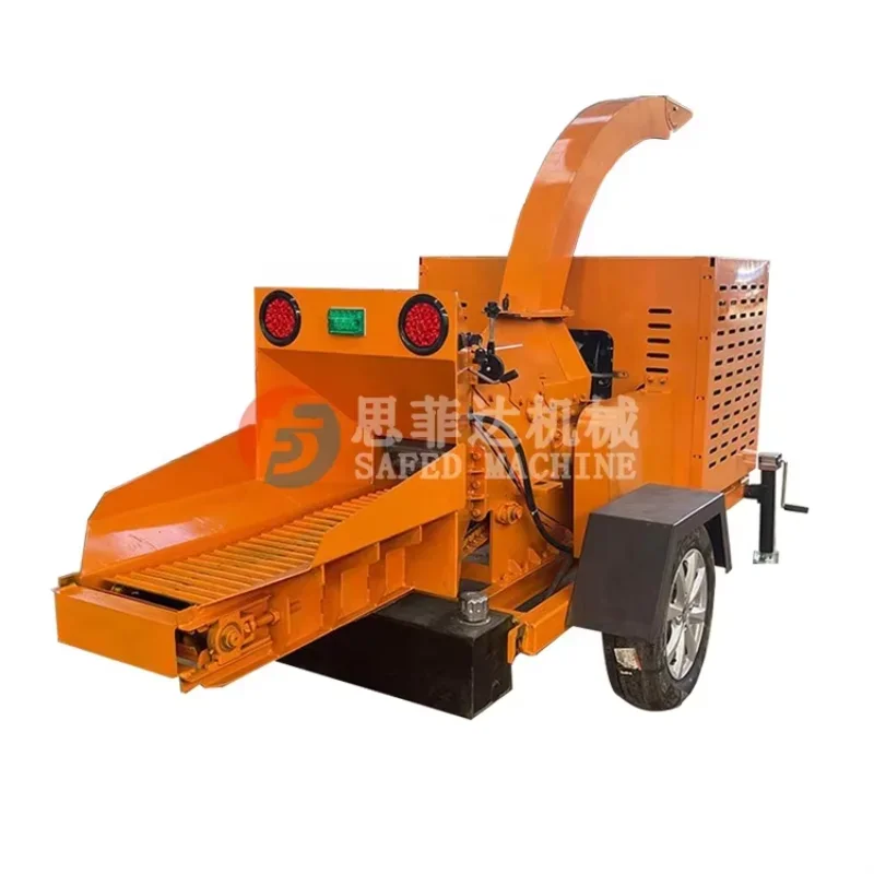 

Multi-function Forest Garden machinery Tree Branch Chipper Waste Wood Crusher Shredder Machine with CE certificate