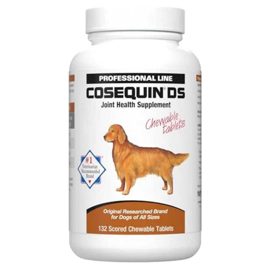 

Nutramax Cosequin для собак: добавка для здоровья суставов с глюкозамином и хондроитином для поддержания здоровья суставов, жевательные таблетки