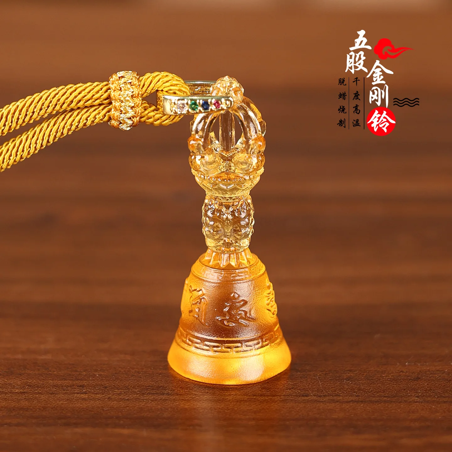 

Цветная глазурь, золотой кулон-колокольчик Кинг-Конга, Vajrayana Dhamma, безопасный кулон-колокольчик, различные цвета для украшения в дороге