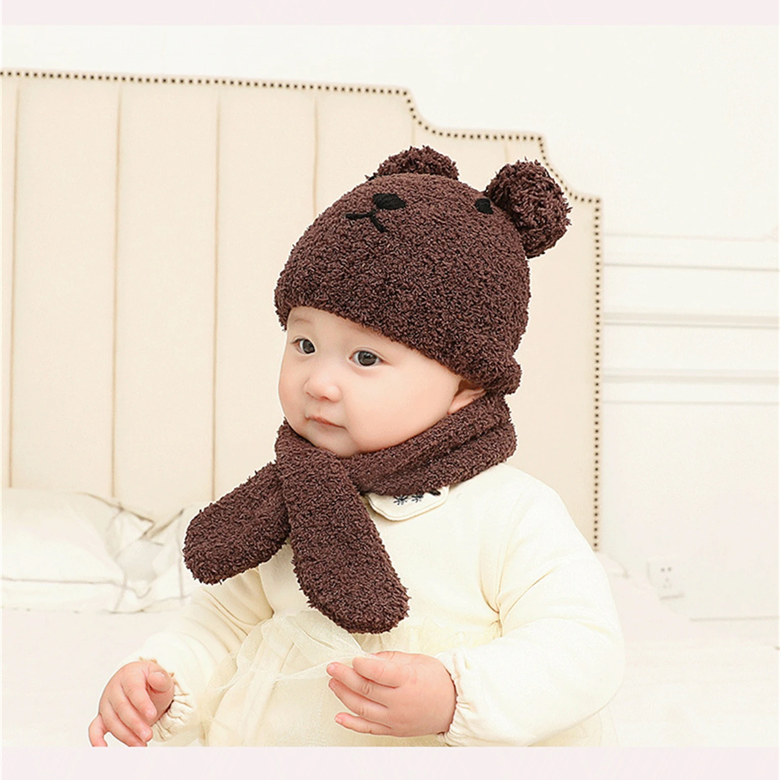 Korean Baby Hat Winter 1 Baby Winter Ear Protection 2 Newborn Children Boys Girls 3 Years Old