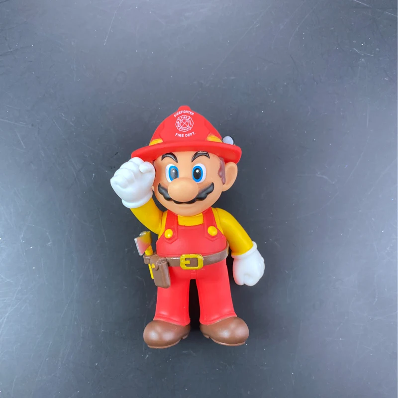 12Cm Super Mario Bros Cartoon Poppen Model Anime Figuren Luigi Yoshi Mario Creatieve Collectible Model Speelgoed Voor Kinderen Verjaardagscadeau