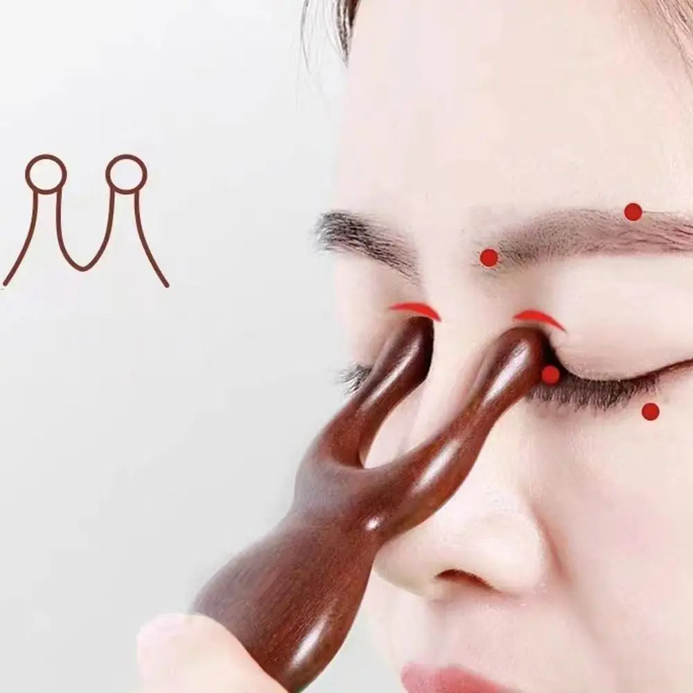 

Two Comb Teeth Frog Shape Massage Comb Wooden Nose Shaping Roller Facial Massage Comb Nose Lifting Tool Trigger Point Therapy