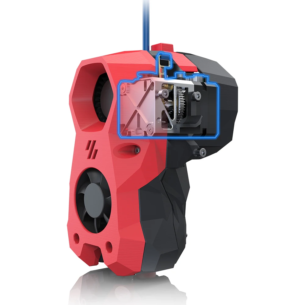 BIQU H2 V2X Directe Extruder Dual Gear Hogere Flow Hotend 3D Printer Onderdelen Extruder Voor B1 BX Ender3 Voron2.4 Upgrade