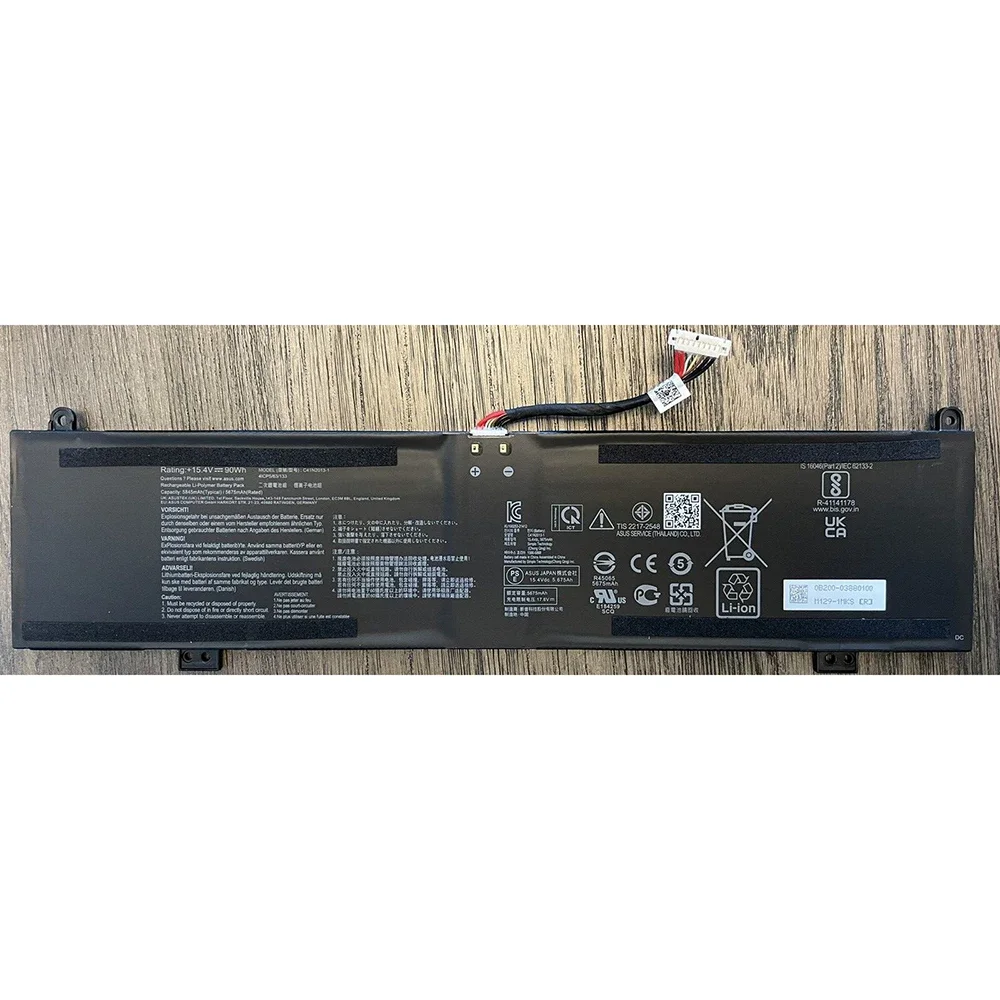 Imagem -06 - Bateria Original do Portátil para Asus Rog Strix G15 G513q G513qy G17 G713qr H5600qm 15.4v 90wh C41n2013