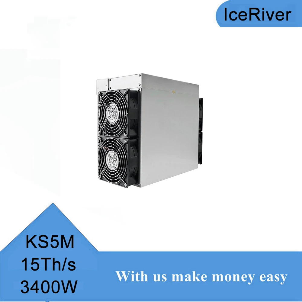 

IceRiver KS5M 15Th/s, 3400 Вт, Kaspa Miner KAS Coin Mining