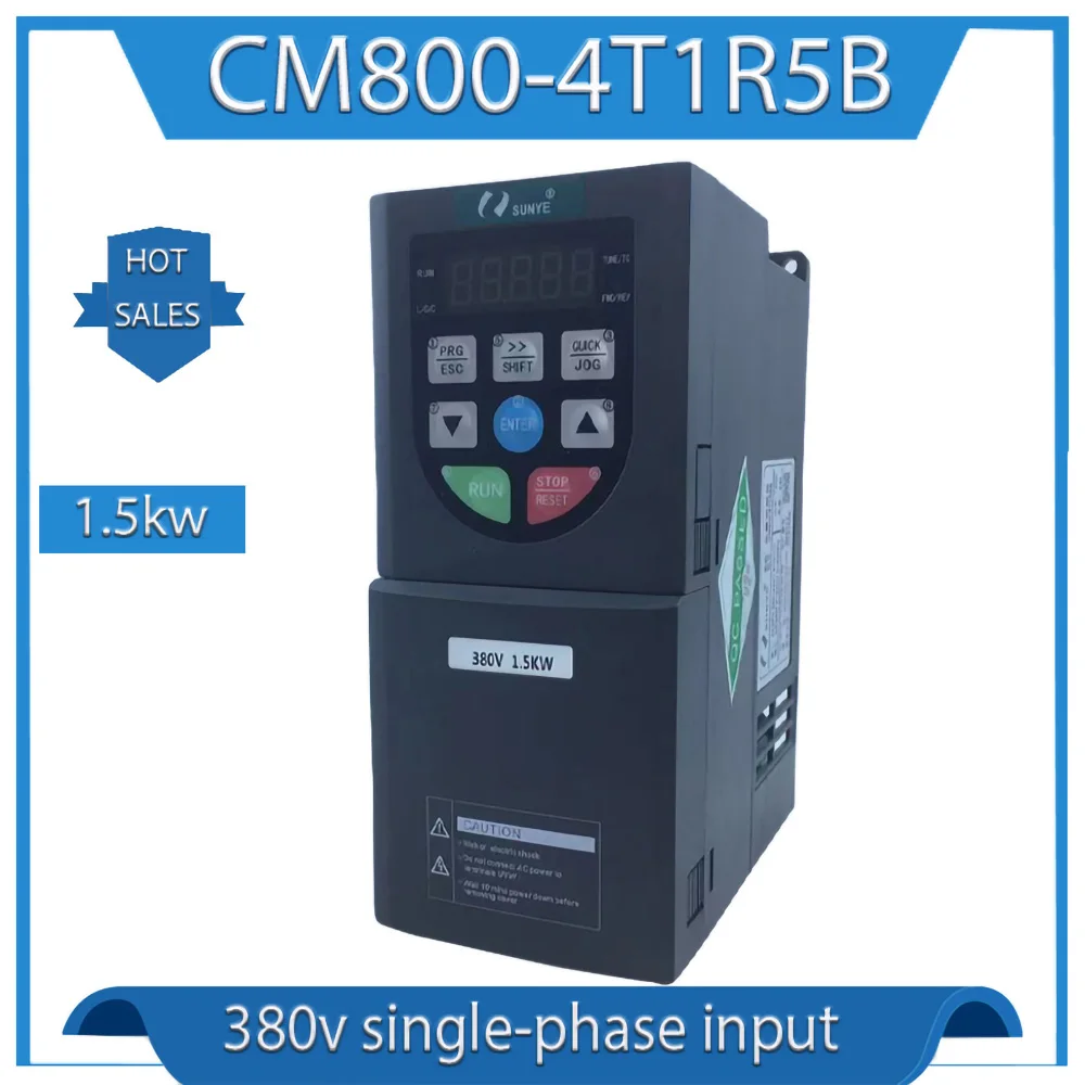 

VFD Inverter CM800-4T1R5B 1.5KW CNC Spindle Motor Controller Ac380v Three-Phase Motor Drive Inverter 50Hz / 60H