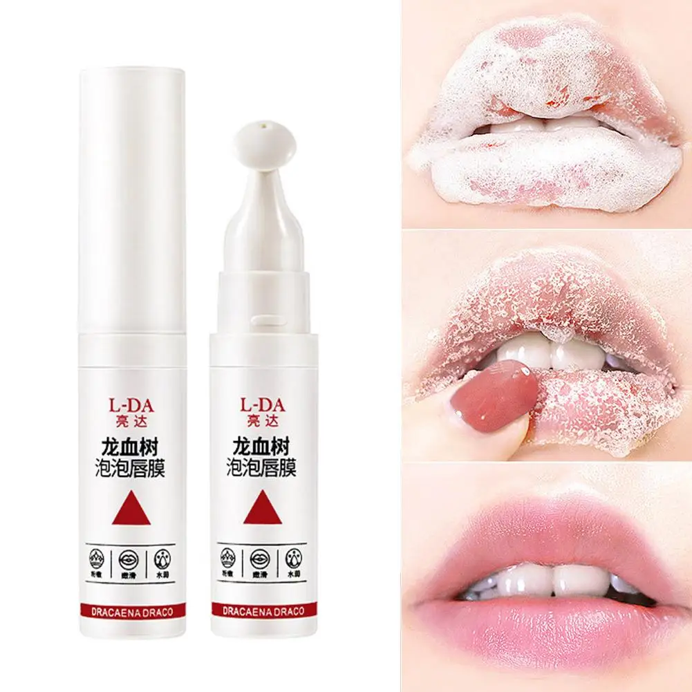 Bubbelverlichting Donkere Lippenbalsem Lipmasker Dracaena Draco Gloss Oil Gezondheid Exfoliatie Schoonheid Verwijdering Lipverzorging Lip Moisturizer S 5X1